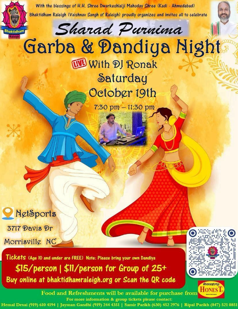 Sharad Purnima Garba & Dandiya Night